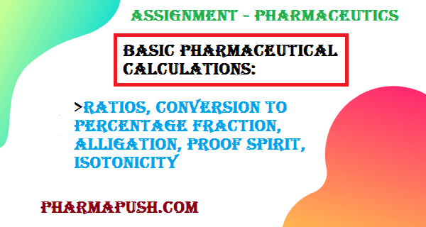 Basic Pharmaceutical Calculations