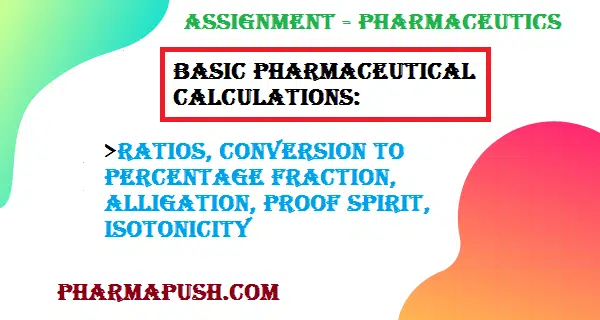 Basic Pharmaceutical Calculations