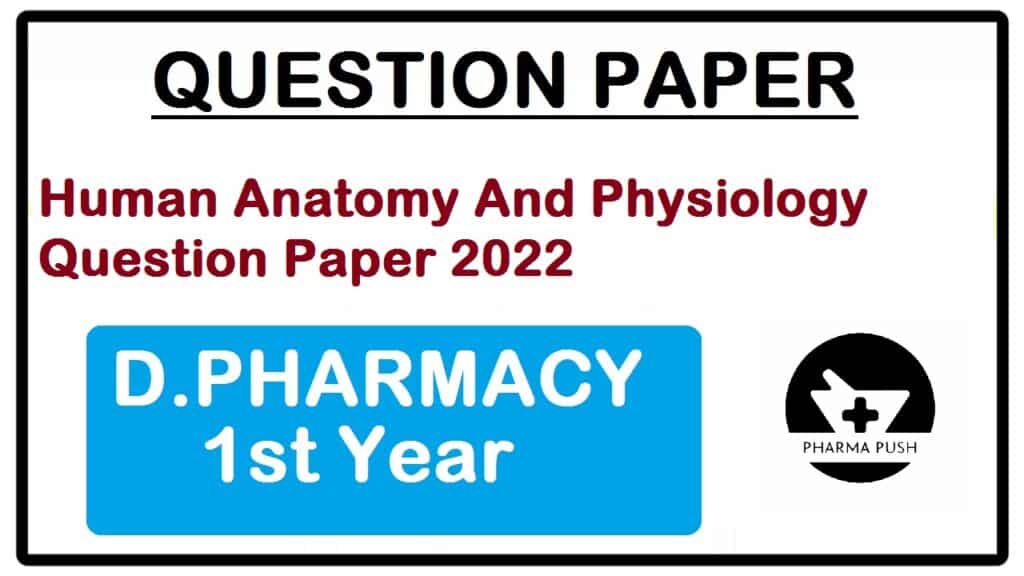 Human Anatomy And Physiology Question Paper 2022